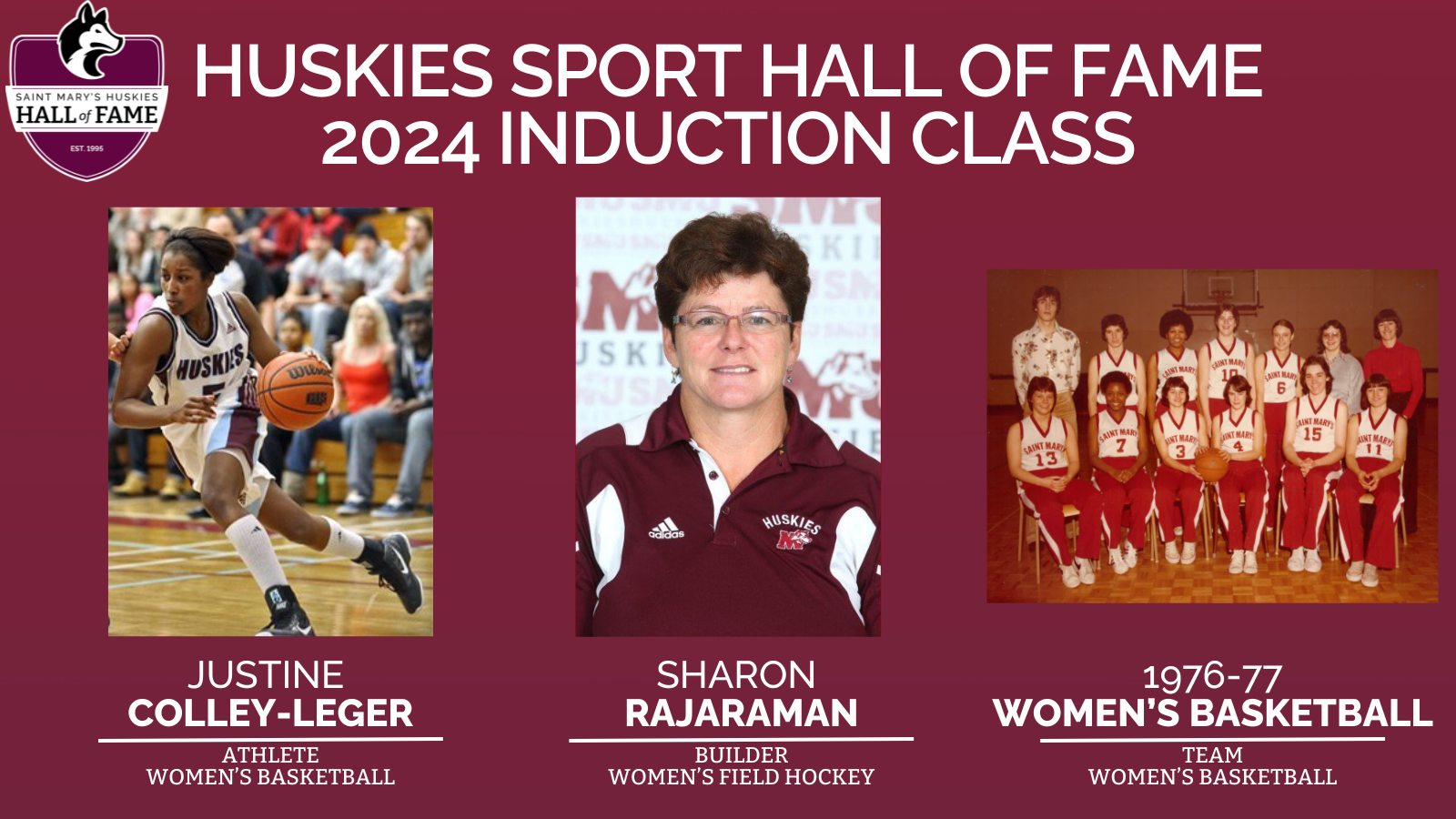 Saint Mary&rsquo;s Athletics announces return of Huskies Sport Hall of Fame, 2024 inductees