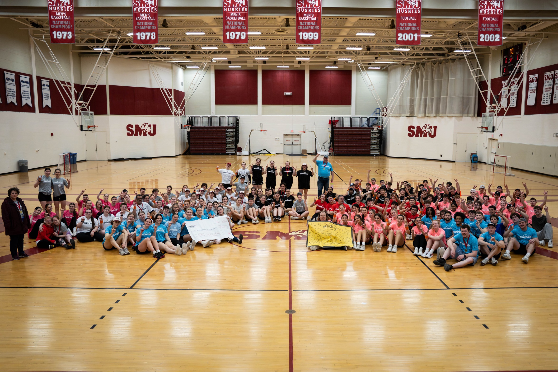 Huskies student-athletes raise record $28,489 for Special Olympics in annual MotionballU event