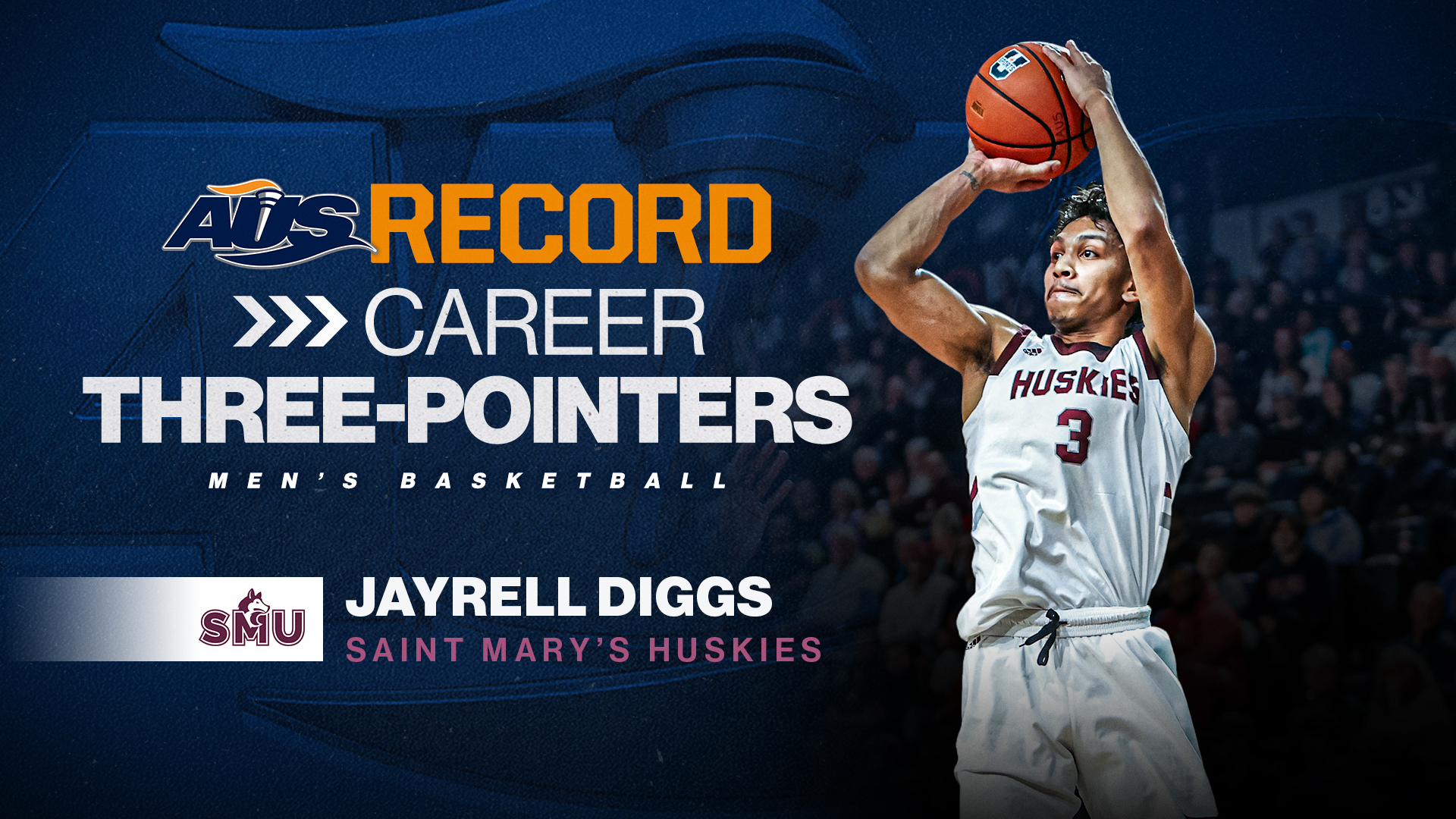 Jayrell Diggs shoots his way into AUS history, breaks three-point record