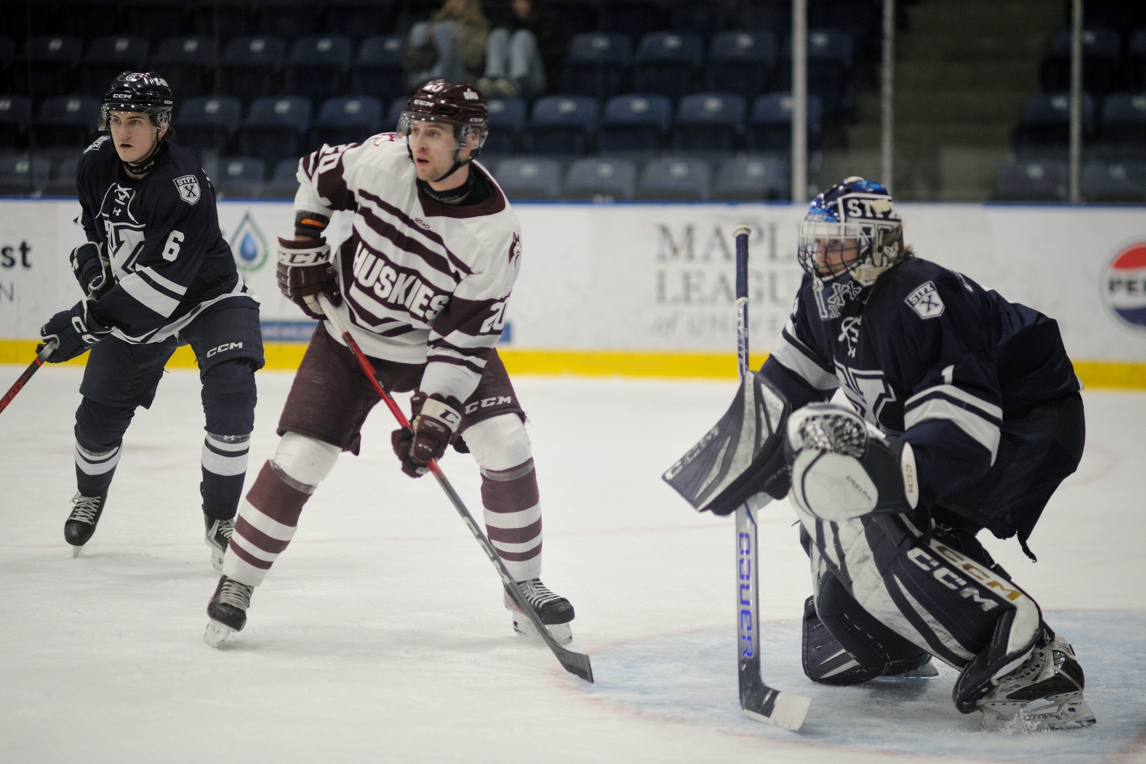 X-Men comeback for 3-2 shootout win over Huskies
