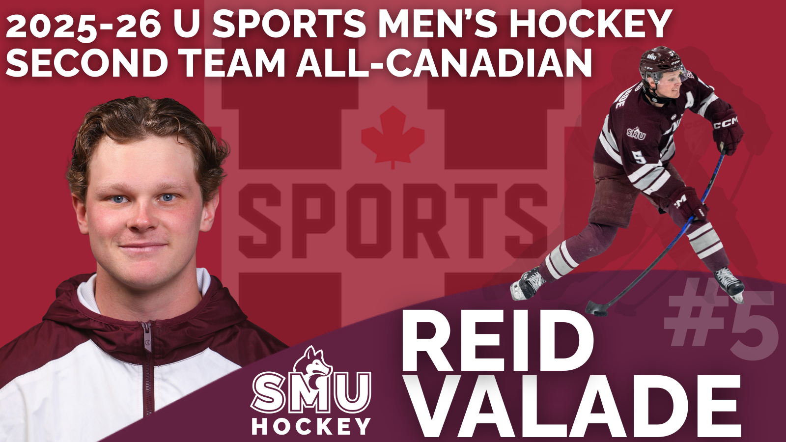 Reid Valade named U SPORTS Second Team All-Canadian