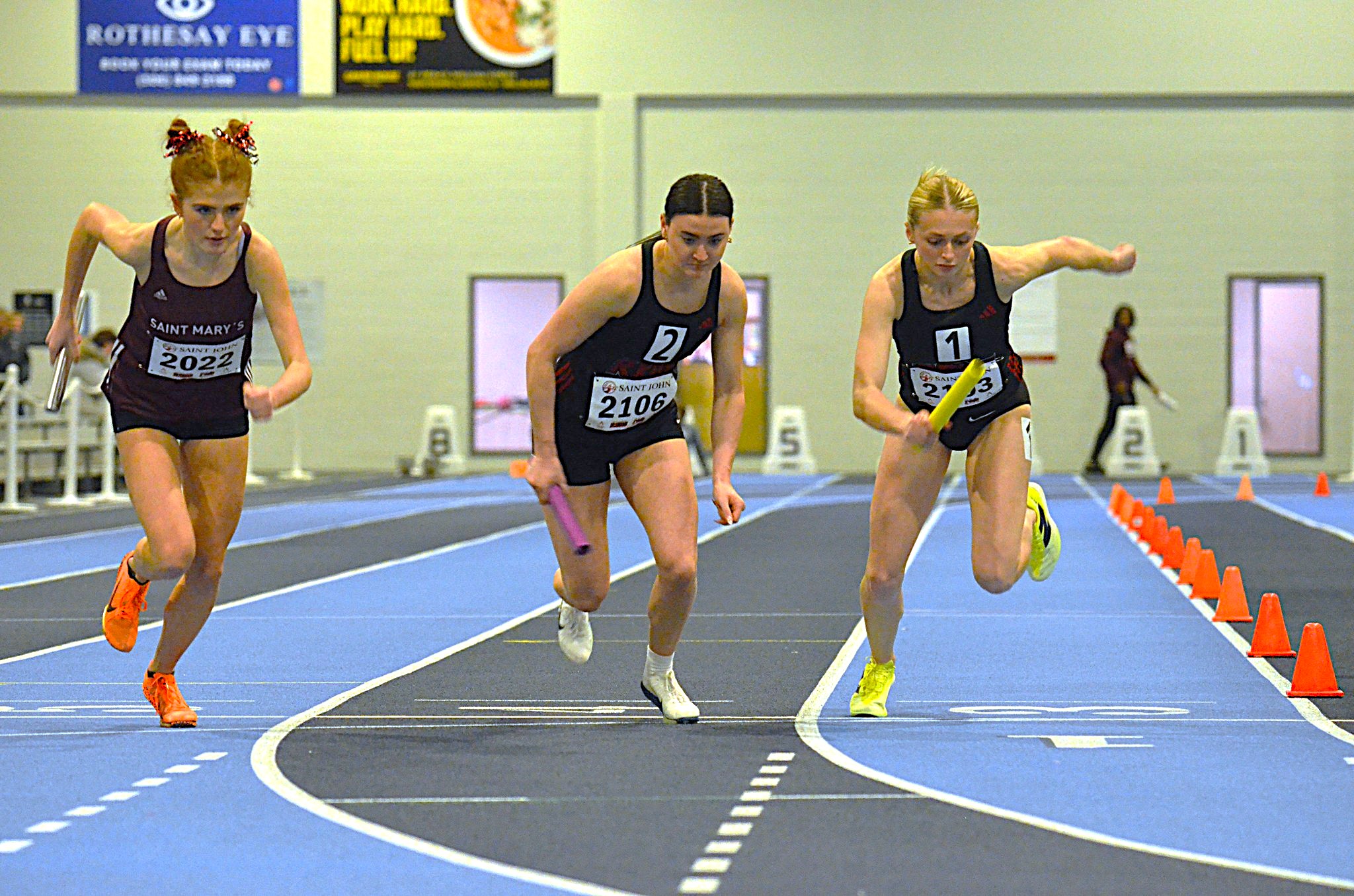 Huskies set school record, personal bests at Athletics N.B. Invitational Meet