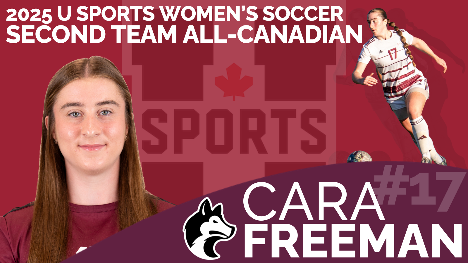 Cara Freeman named U SPORTS Women's Soccer All-Canadian