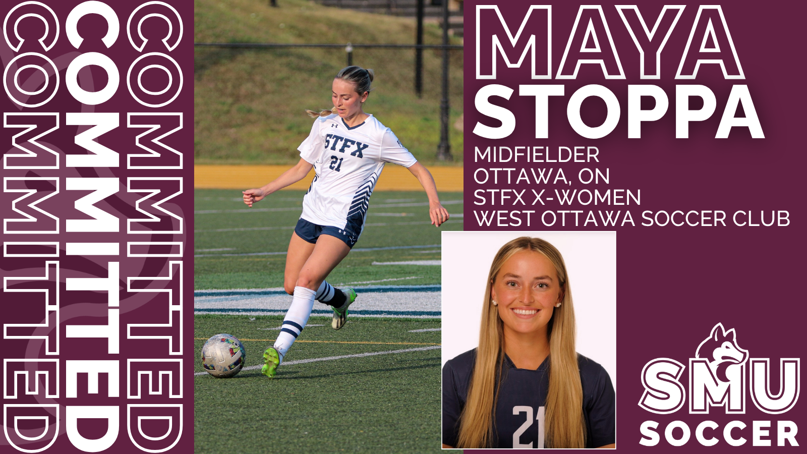 Huskies women&rsquo;s soccer announce commitment of midfielder Maya Stoppa