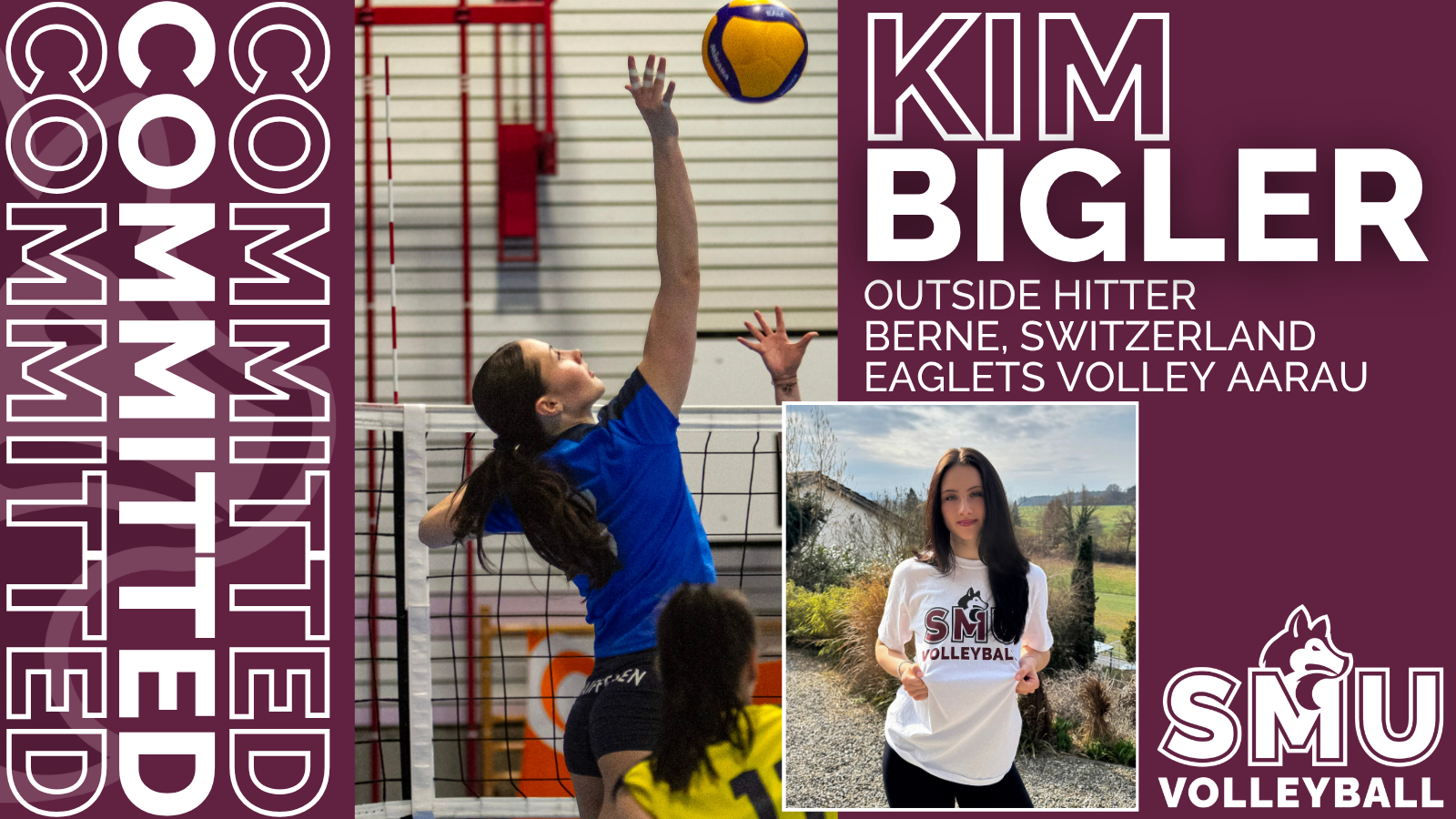 Huskies Volleyball announce commitment of Kim Bigler to lineup for 2026-27 season